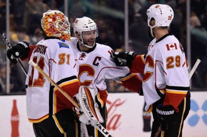 NHL: Calgary Flames at Boston Bruins